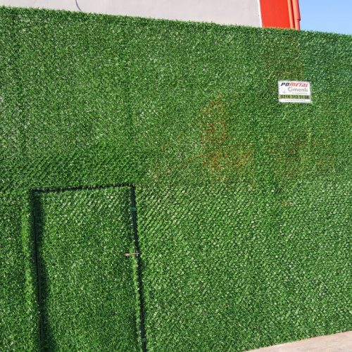 Tuzla Deri Sanayi’deki Coca Cola Fabrikası Çimenli Çit Uygulaması